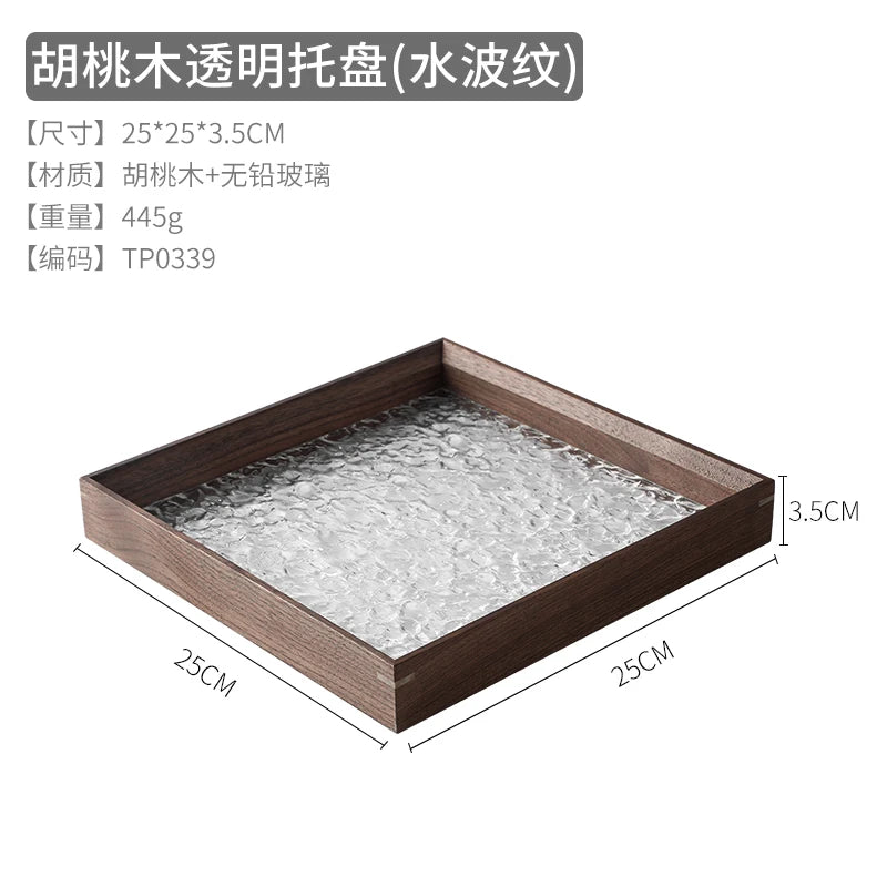 Black Walnut Solid Wood Tray