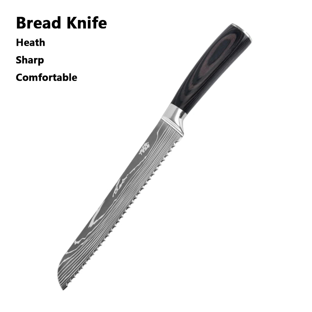 Hikari Series Laser Damascus Knife Collection