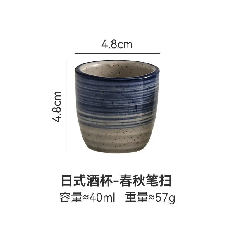Japanese style Hefeng hand-painted ceramic tea cup