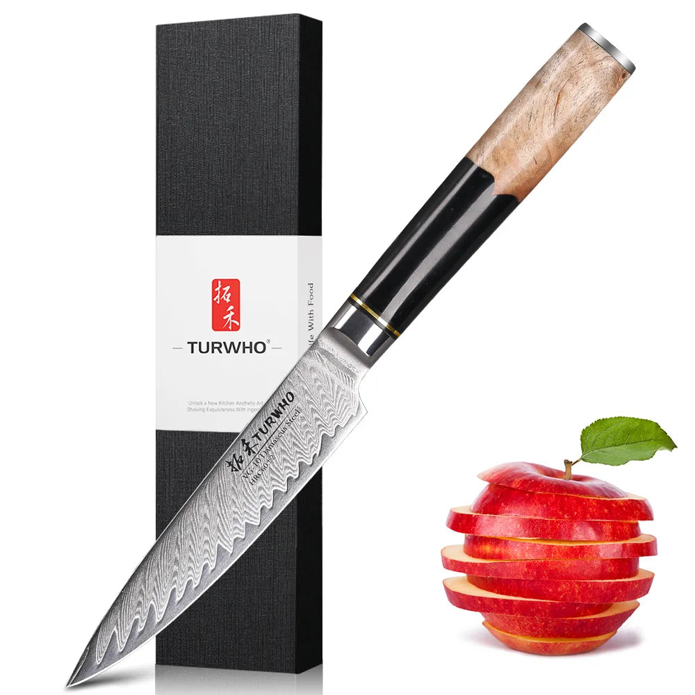 TURWHO 1PC Damascus Kitchen Chef Knifes
