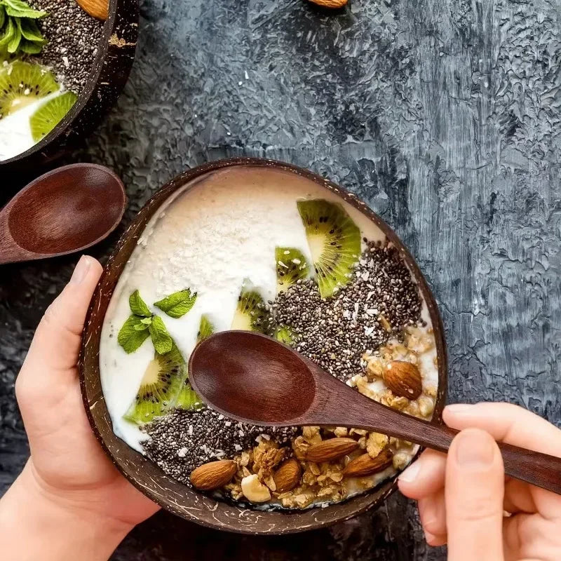 EcoNaturals Coconut Shell Bowl Set