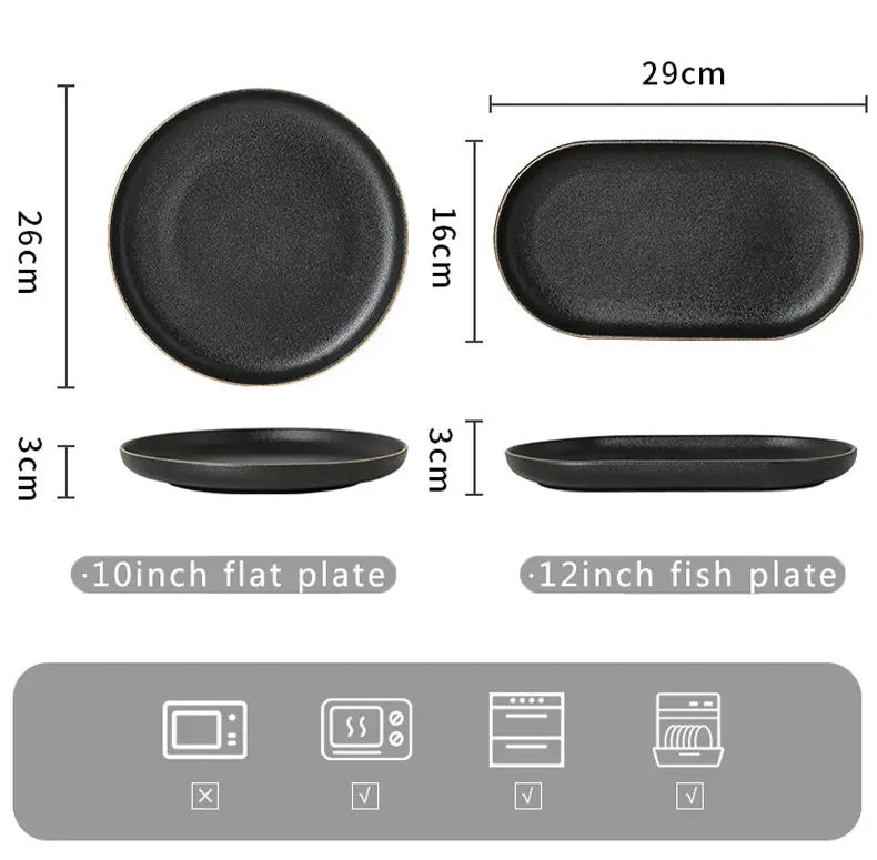 Black Ceramic Cutlery