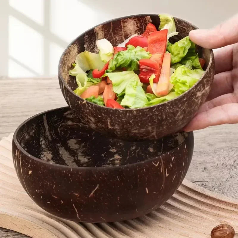 EcoNaturals Coconut Shell Bowl Set