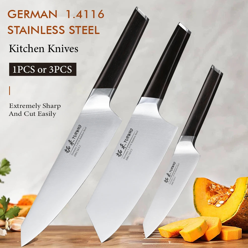 TURWHO German Steel Knife Set