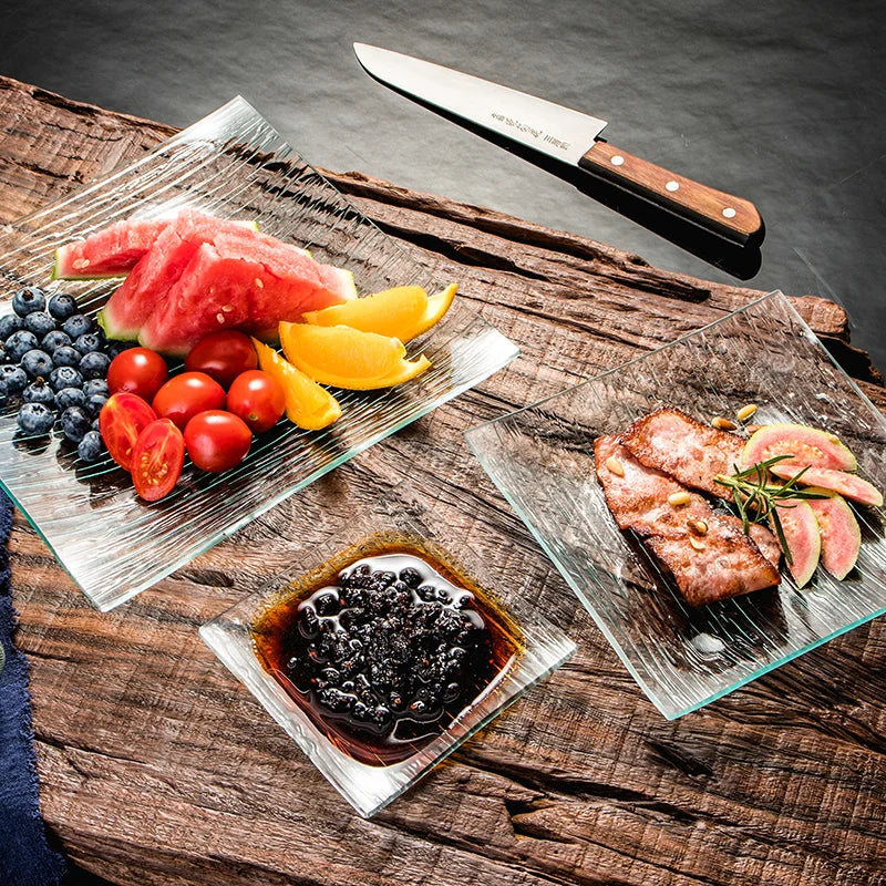 Tempered Glass Plate Tableware