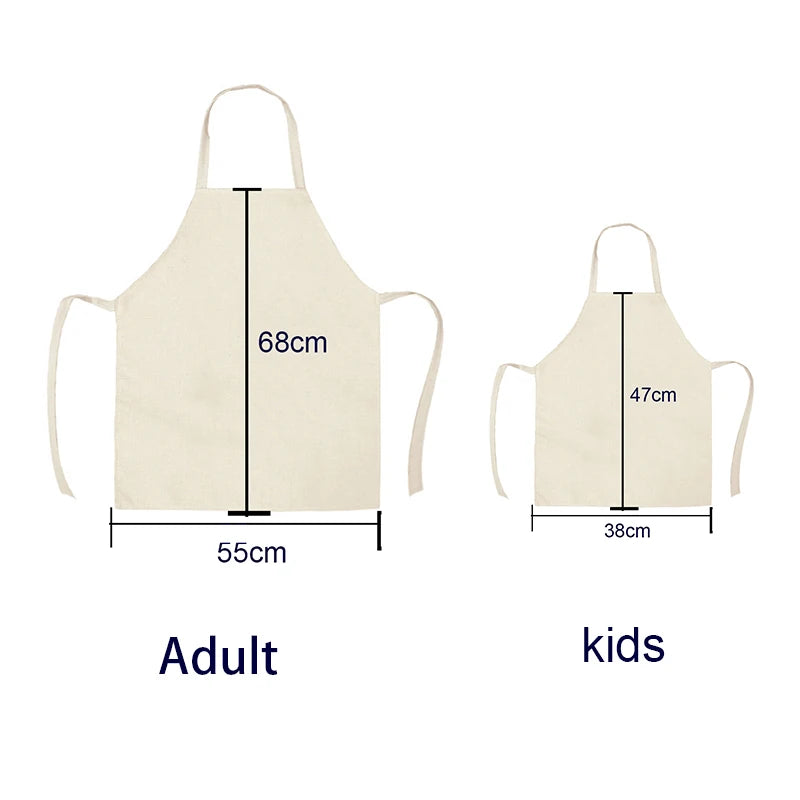Cute cat printed apron