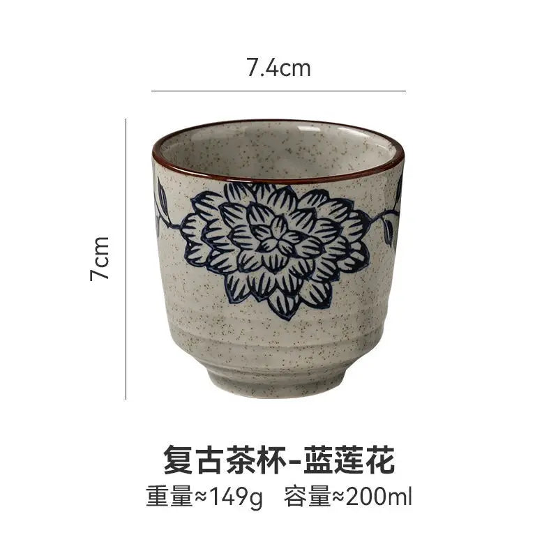 Japanese style Hefeng hand-painted ceramic tea cup