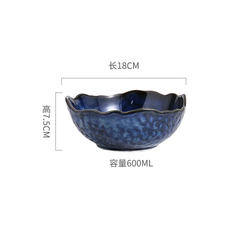 Kiln-Fired Irregular Ceramic Plate
