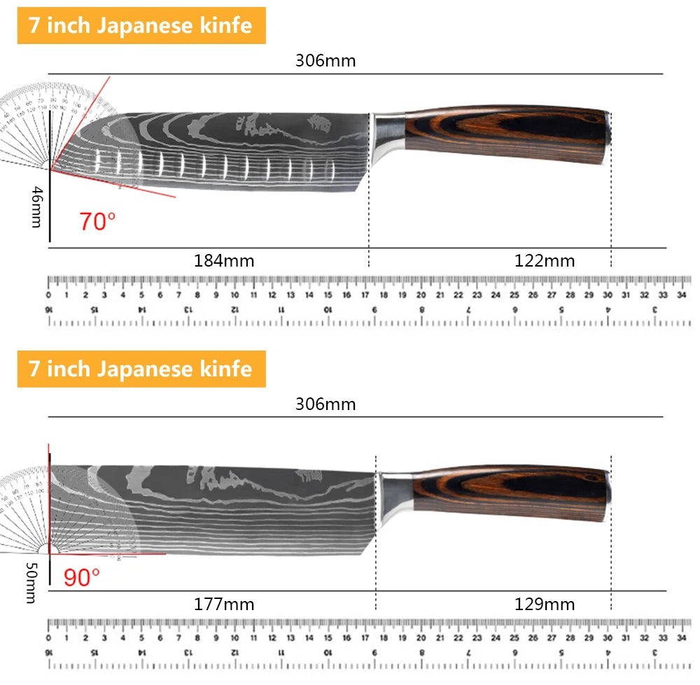 Hikari Series Laser Damascus Knife Collection