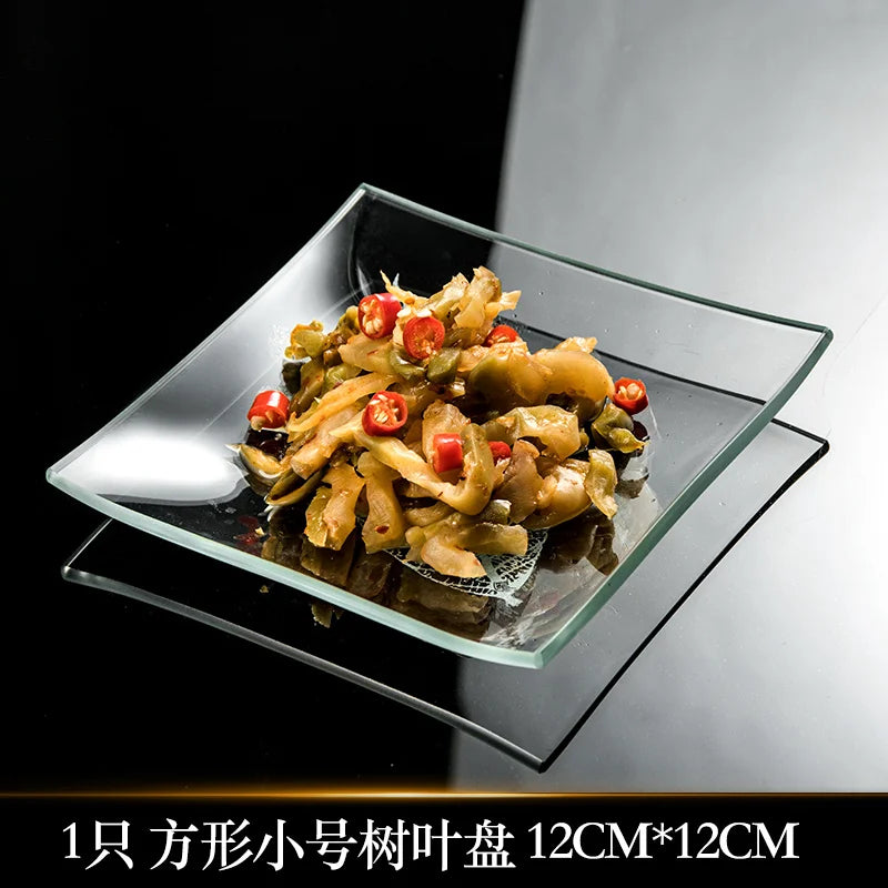 Tempered Glass Plate Tableware