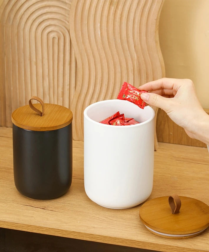 Nordic Ceramic Storage Jar