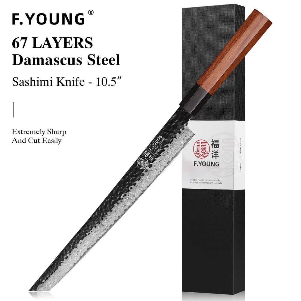F.YOUNG Takumi Damascus Chef Knife