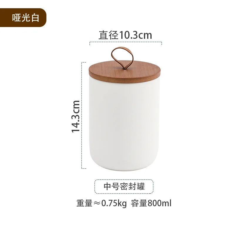 Nordic Ceramic Storage Jar