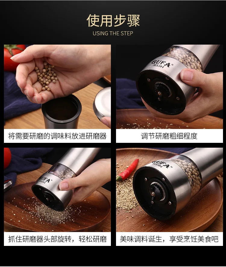 Creative Pepper Grinder Stainless steel