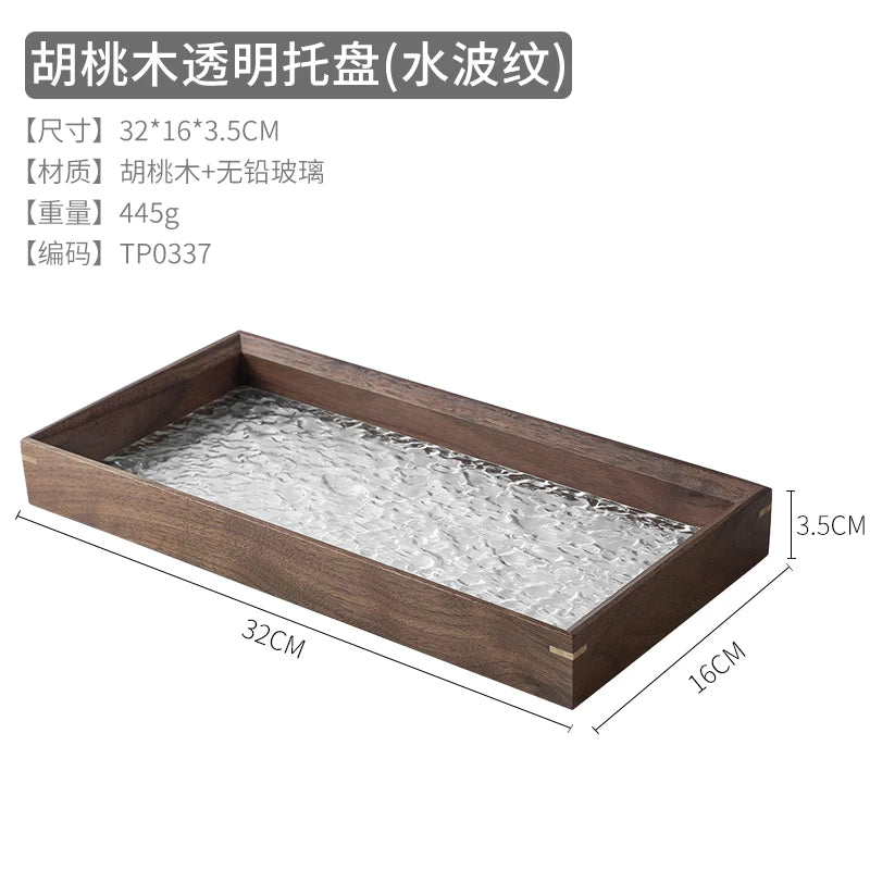 Black Walnut Solid Wood Tray