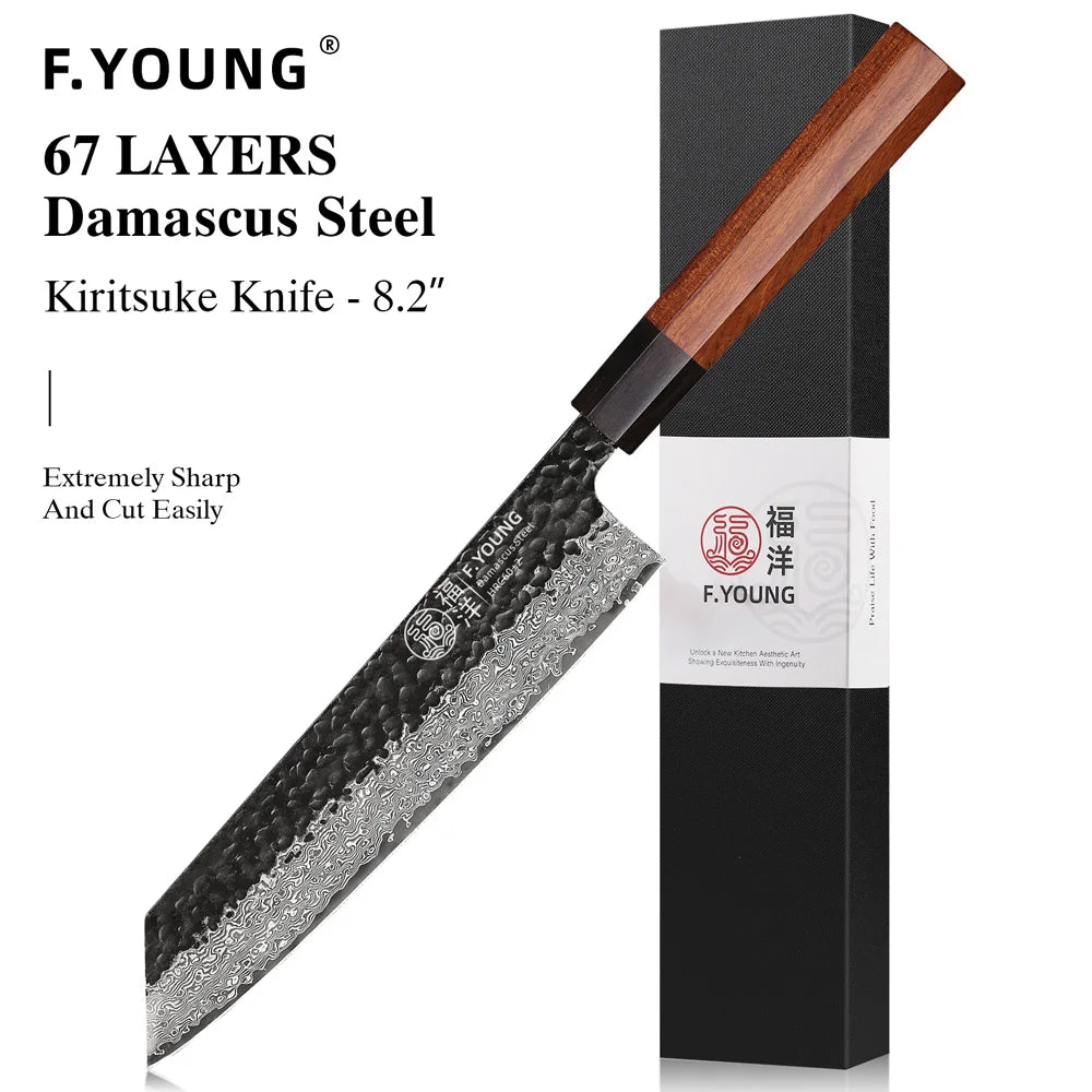 F.YOUNG Takumi Damascus Chef Knife