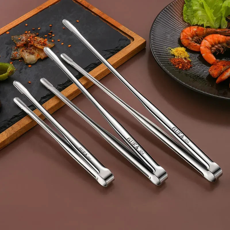 Stainless steel tongs