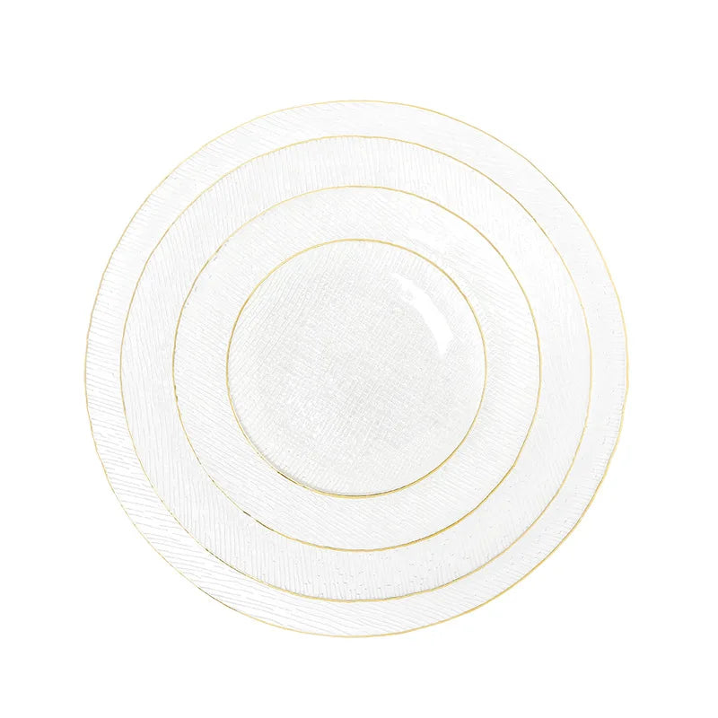 Glass Plate Household Transparent Tableware