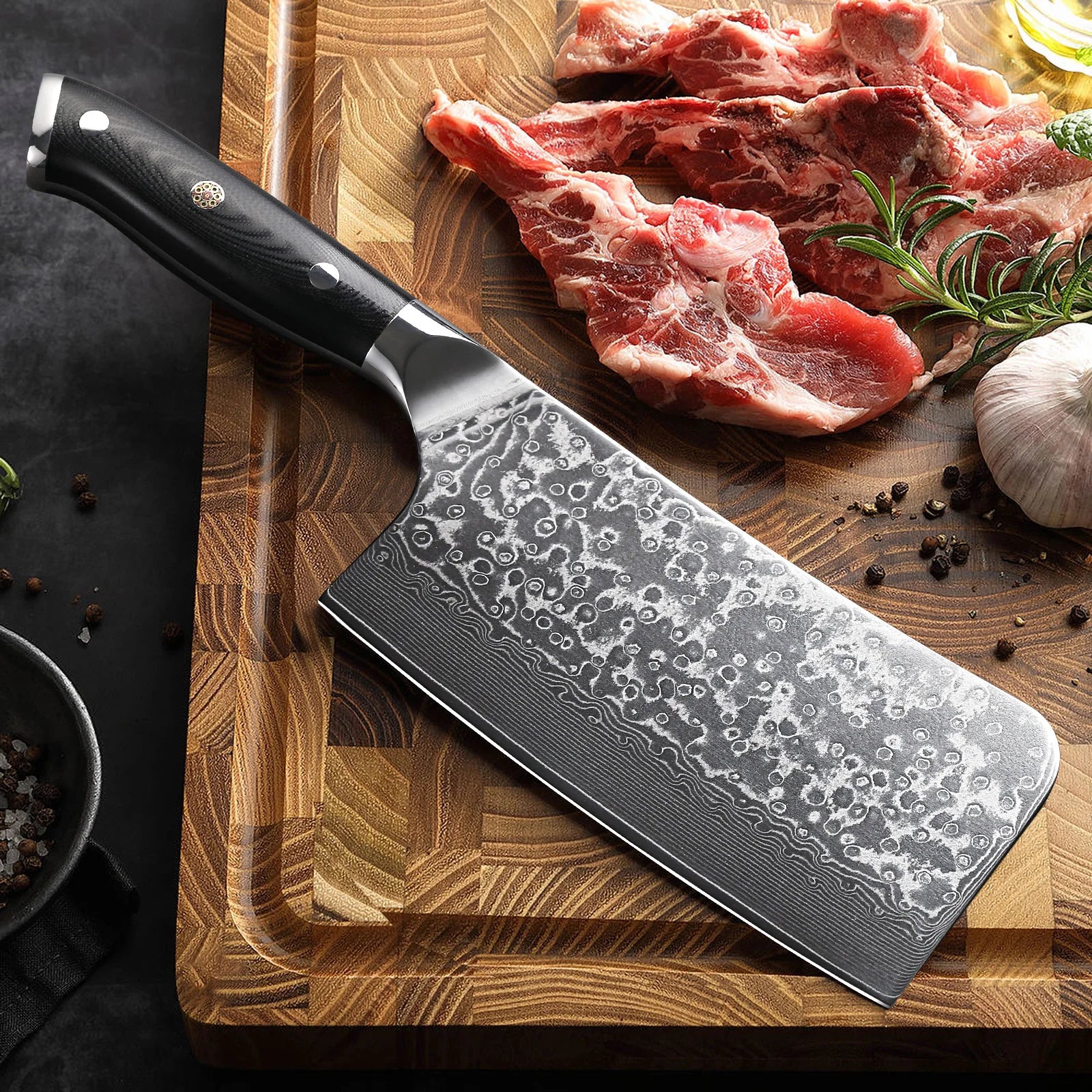 TURWHO 7" Bone Chopper Knife