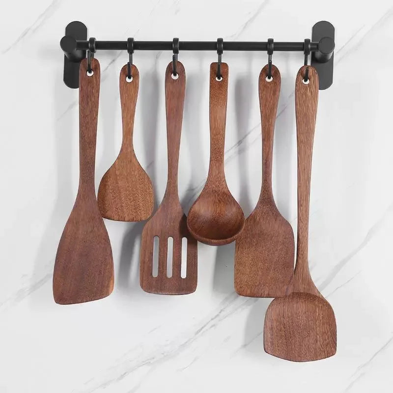 Natural Wooden Spoon & Spatula