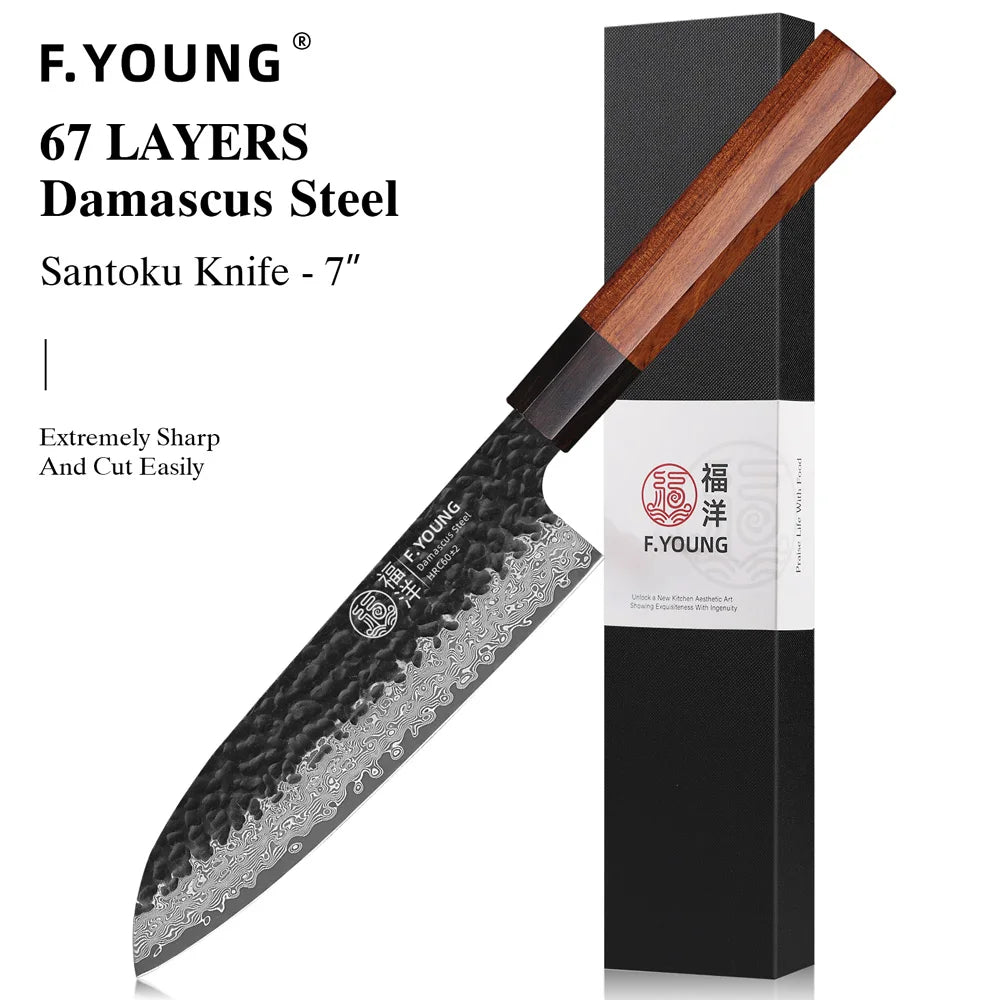 F.YOUNG Takumi Damascus Chef Knife