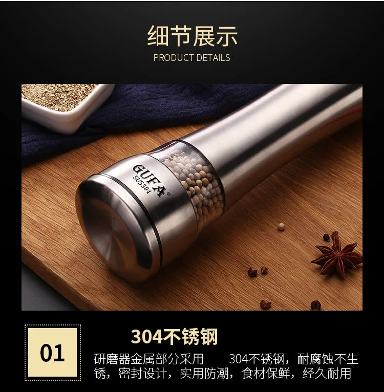 Creative Pepper Grinder Stainless steel
