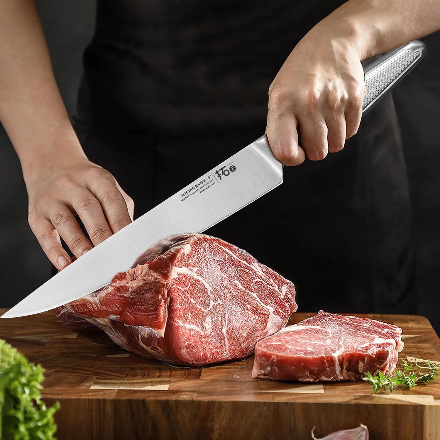 TURWHO German 1.4116 Steel Profesional Kitchen Chef Knives