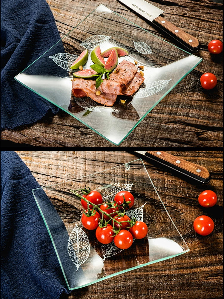 Tempered Glass Plate Tableware