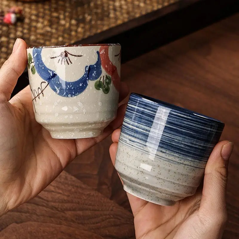 Japanese style Hefeng hand-painted ceramic tea cup