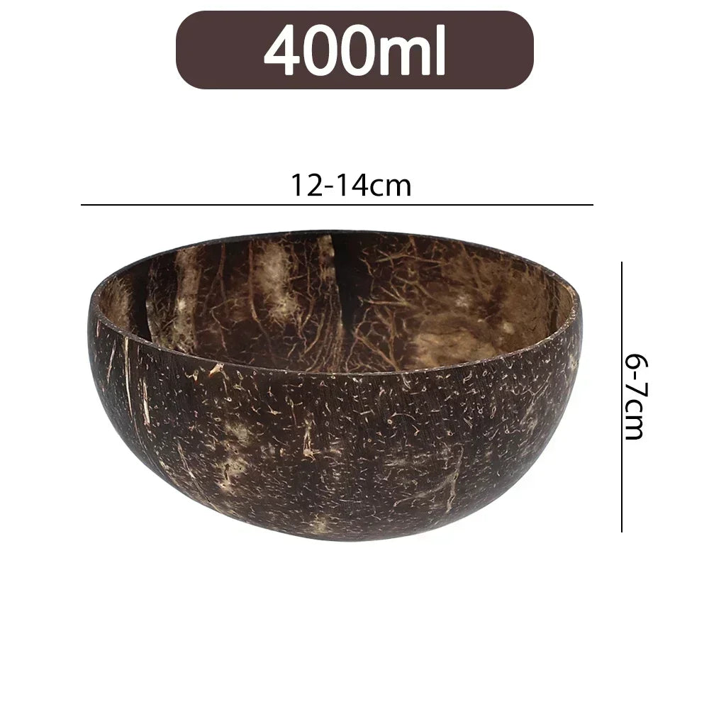 EcoNaturals Coconut Shell Bowl Set
