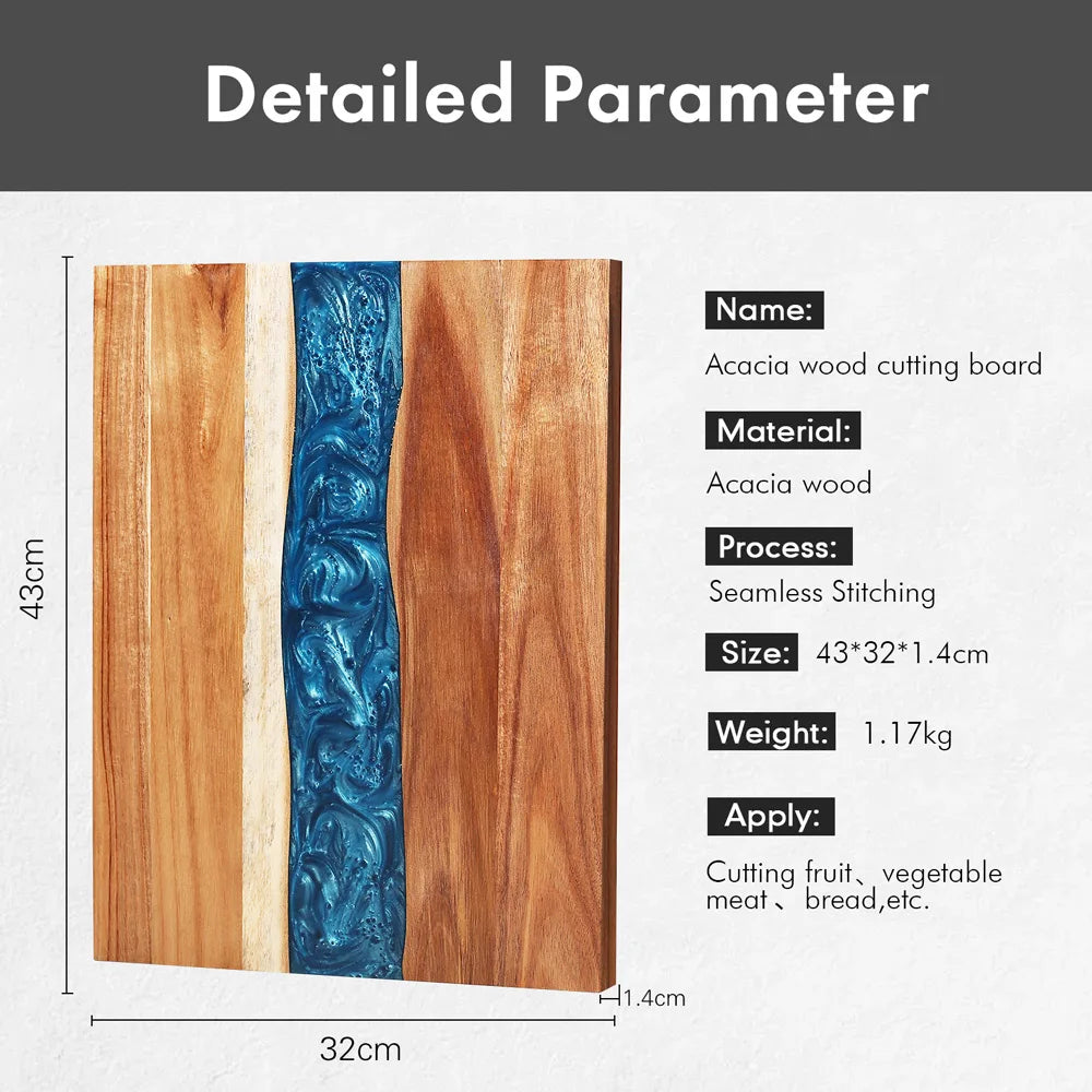 Acacia Wood Resin Cutting Board