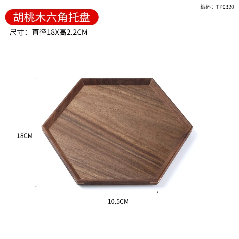 Black Walnut Solid Wood Tray