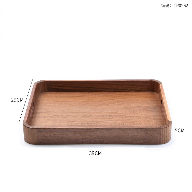 Black Walnut Solid Wood Tray