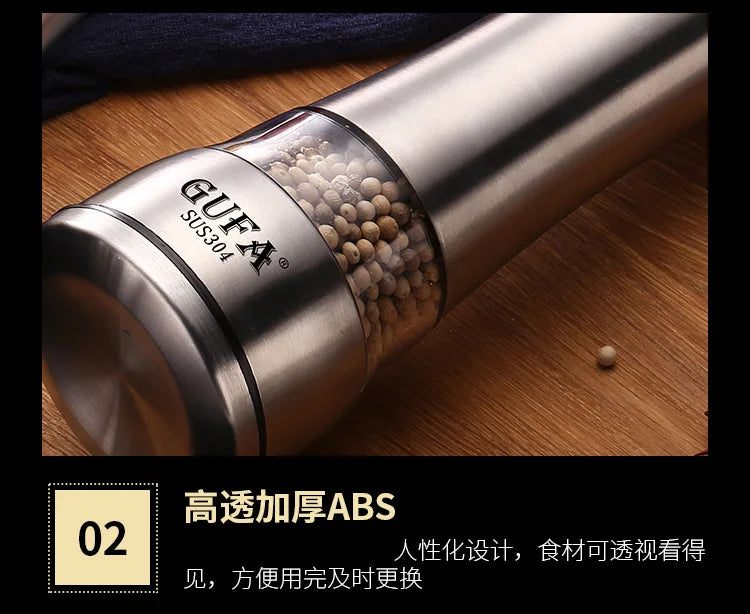 Creative Pepper Grinder Stainless steel