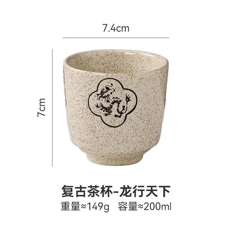 Japanese style Hefeng hand-painted ceramic tea cup