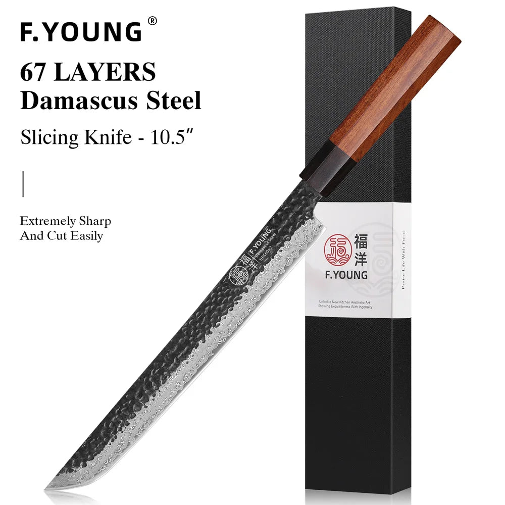 F.YOUNG Takumi Damascus Chef Knife