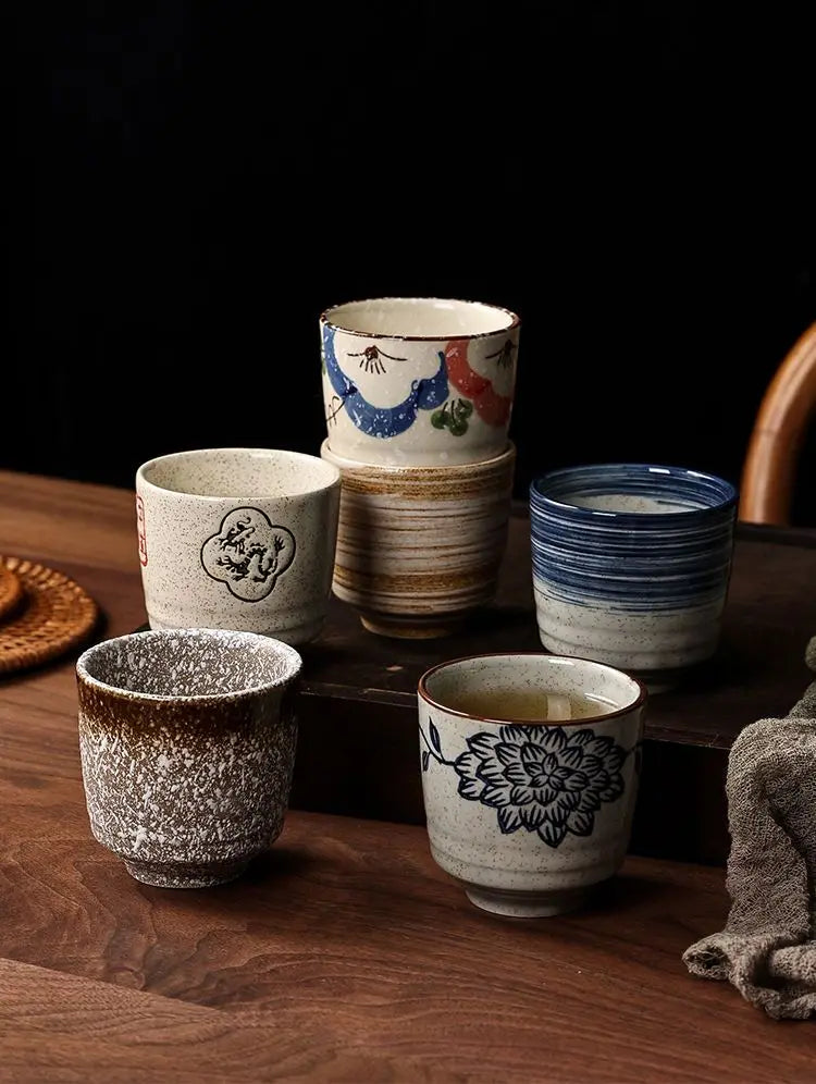 Japanese style Hefeng hand-painted ceramic tea cup