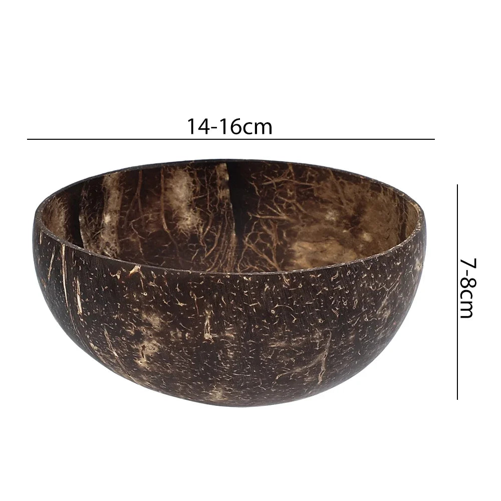 EcoNaturals Coconut Shell Bowl Set