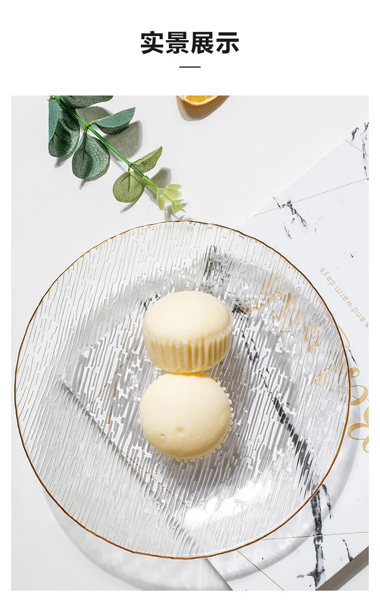 Glass Plate Household Transparent Tableware