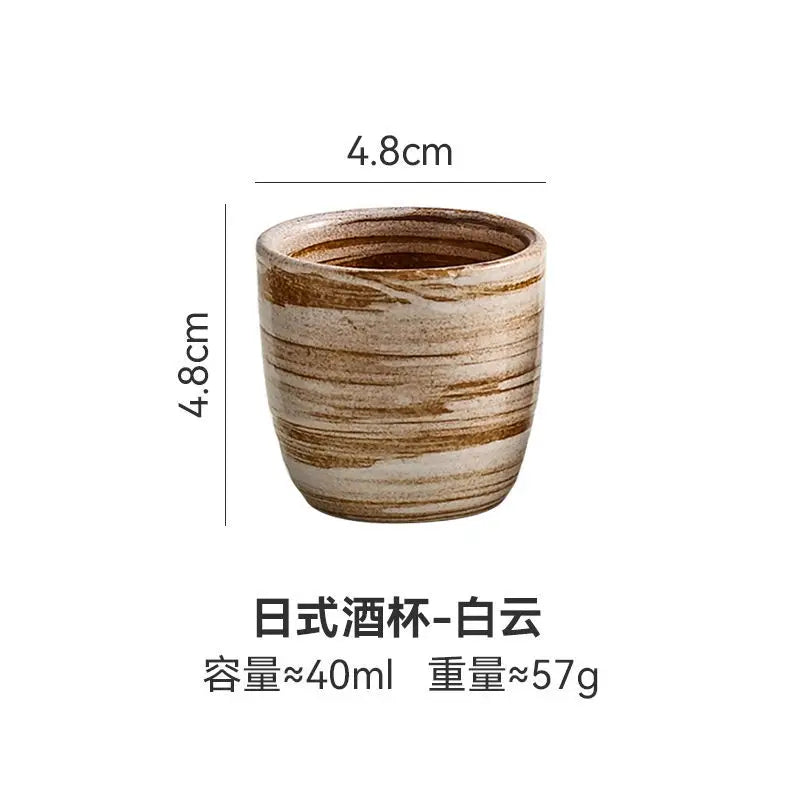 Japanese style Hefeng hand-painted ceramic tea cup