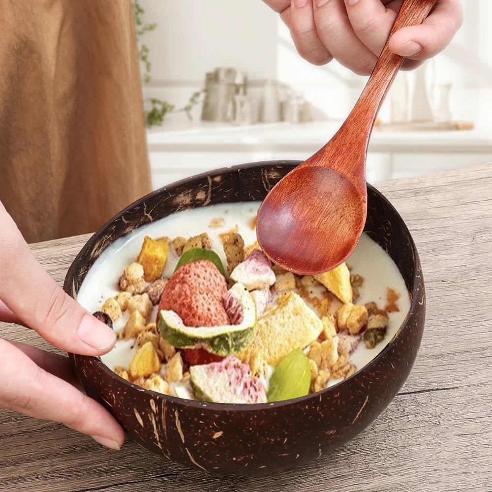 EcoNaturals Coconut Shell Bowl Set