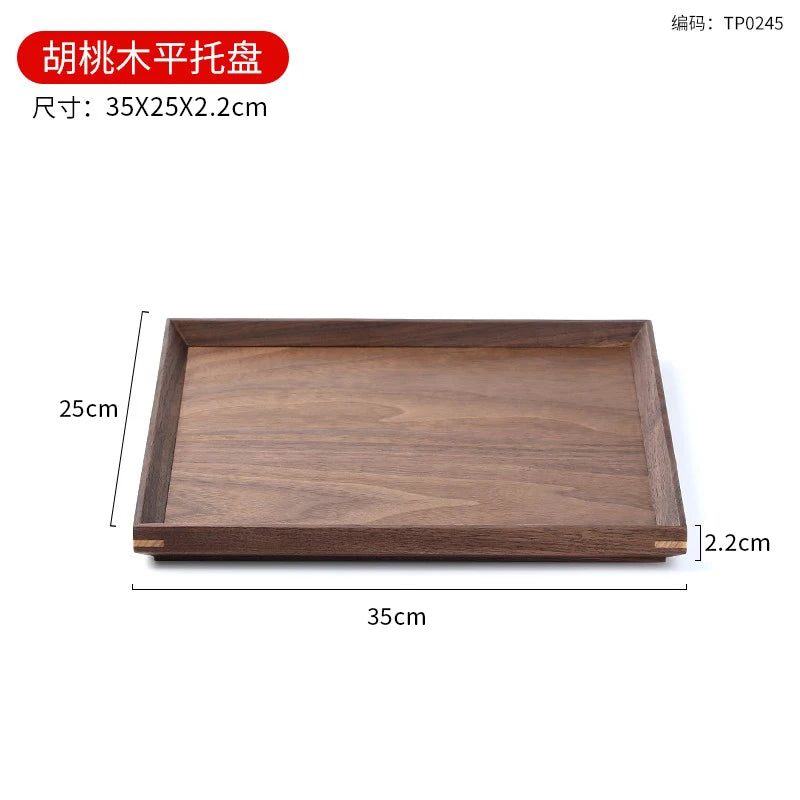 Black Walnut Solid Wood Tray