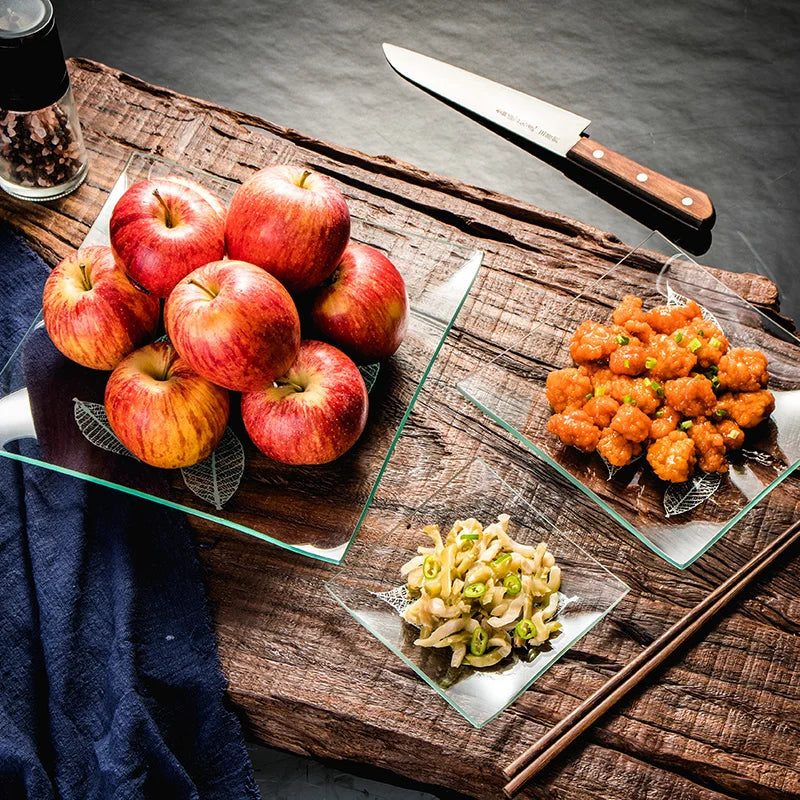 Tempered Glass Plate Tableware