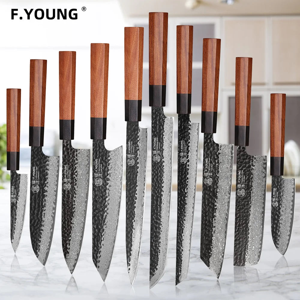 F.YOUNG Takumi Damascus Chef Knife