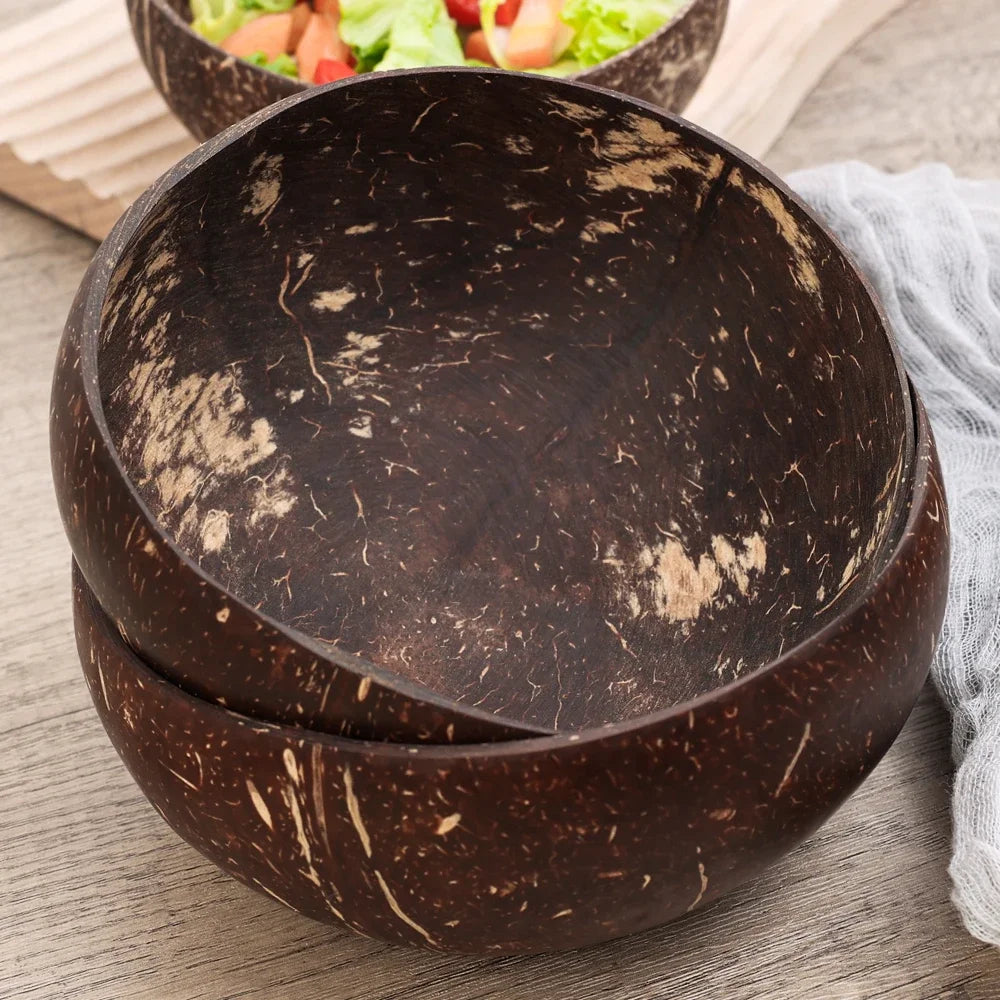 EcoNaturals Coconut Shell Bowl Set