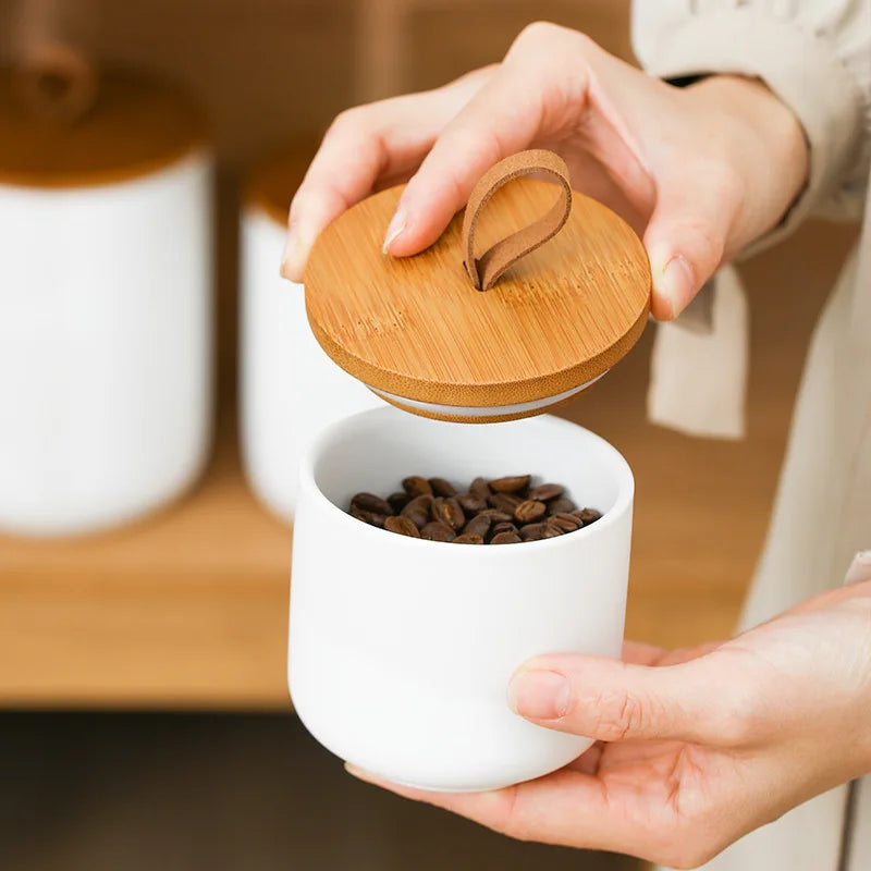 Nordic Ceramic Storage Jar