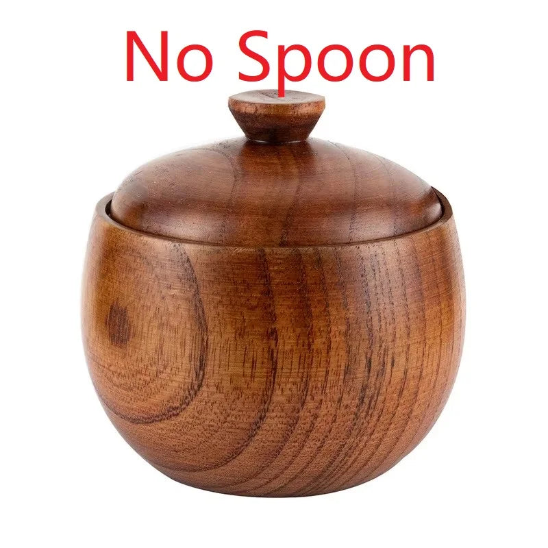 Wooden Seasoning Jar