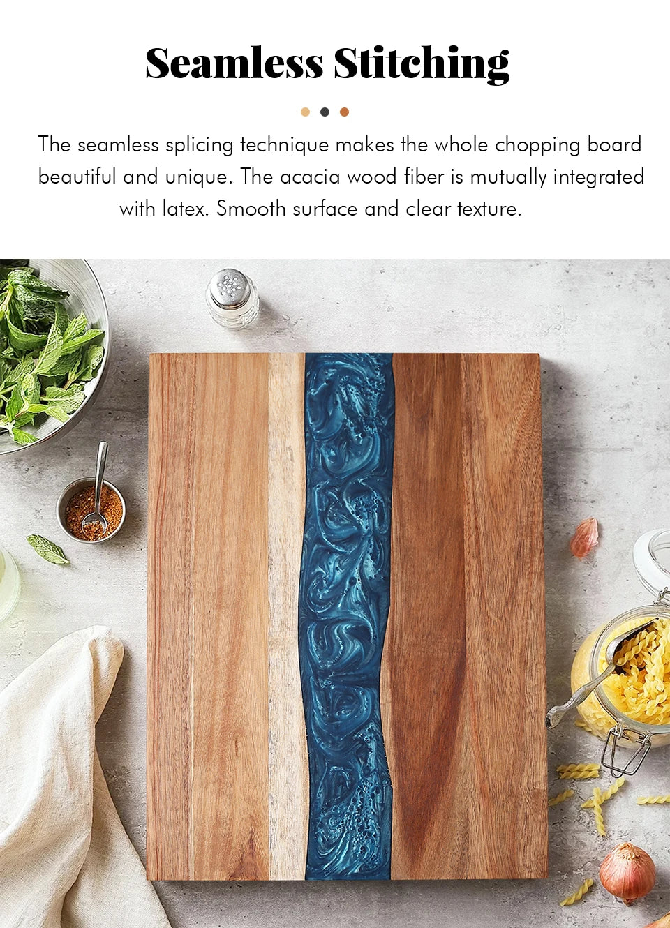 Acacia Wood Resin Cutting Board