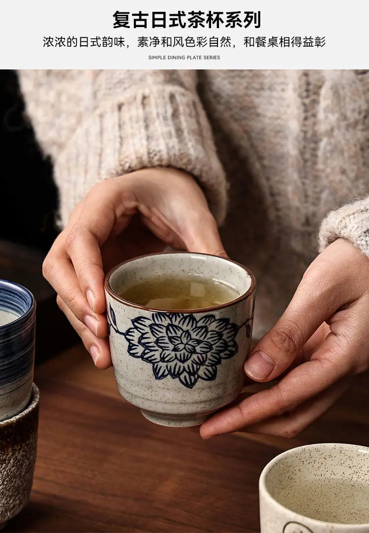 Japanese style Hefeng hand-painted ceramic tea cup