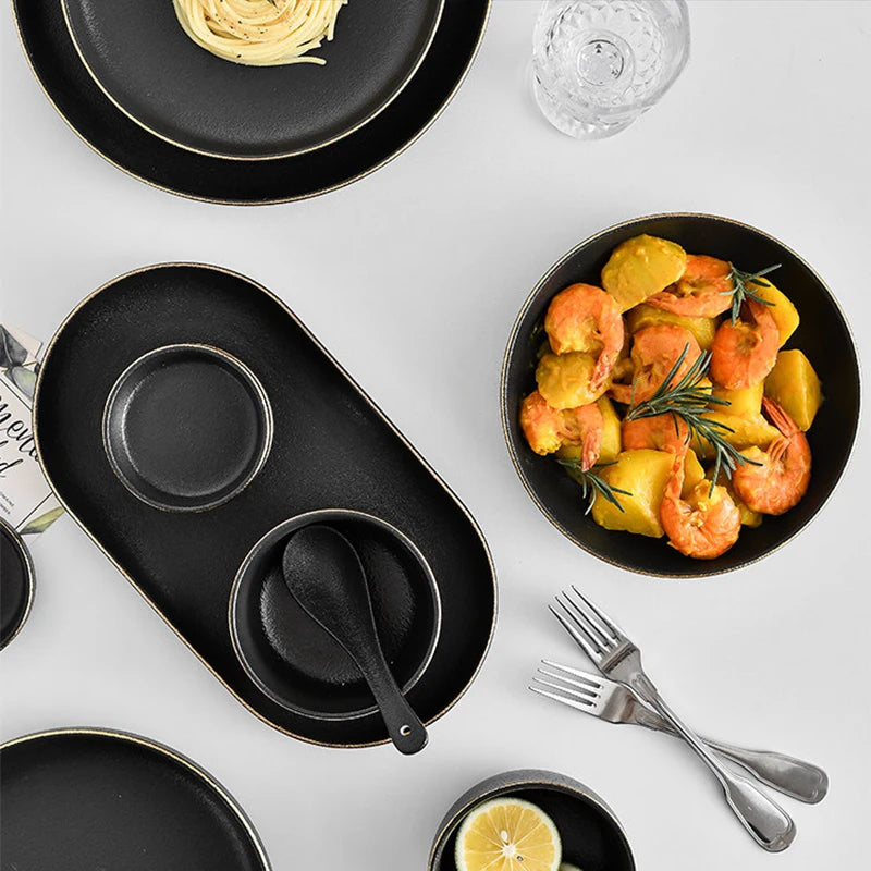 Black Ceramic Cutlery